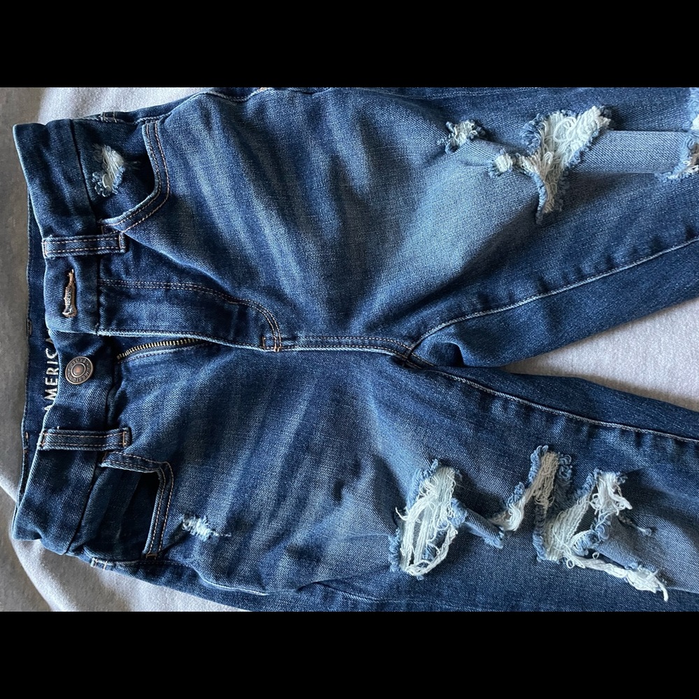 American Eagle 000 curvy jeans